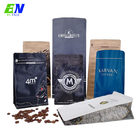 Matte Recyclable Mono PE/PE Flat Bottom Coffee Bag Packaging Valve Coffee Bag