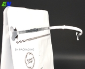 Matte Recyclable Mono PE/PE Flat Bottom Coffee Bag Packaging Valve Coffee Bag