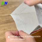 Biodegradable 250g Food Packaging Bag White Kraft Paper With PLA