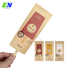Multicolor Food Packaging Bag Smell Proof Three Side Seal Pouch Biodegradable