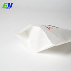 Eco Friendly White Kraft Paper Bag Paper Food Packaging Doypack Stand up bag