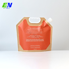 Recyclable Kraft Paper 2L Refill Shampoo Pakcing Spout Pouch With Handle