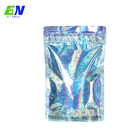 7g Holographic Fluorescence Discoloration Cannabis Bags Weed Ounce Bag Tamper Evident Mylar Bags