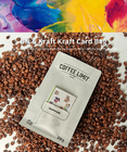 Matt Surface Flat Bottom Bag With Zipper Moisture Proof For Coffee Beans