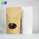 Food Packaging No Printing Stock Pouch With Zipper EU standard
