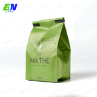 12oz Coffee Bag Food Grade Matte Finish Black Packaging With Zip And Valve