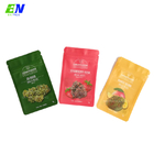 Child Resistant &amp; Tamper Evident 100% Recyclable Smell Proof Matte Mylar Cannabis Bag For Marijunana Packaging Weed Bag