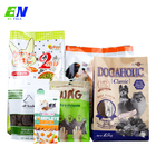 Printed Customized Heal Dry Treat Flat Bottom Plastic Pet Food Packaging Bag Pouch