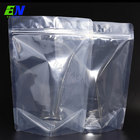 PET PE No Printing Stock Pouch Transparent Plastic Standing Pouch