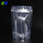 PET PE No Printing Stock Pouch Transparent Plastic Standing Pouch