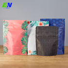 Soft Touch Cannabis Pouch Bag Matte Plastic With Digital Print