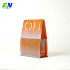 Singel Material 145 Microns Recyclable Bag Flat Bottom Coffee Pouch With One Way Valve