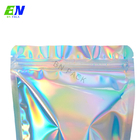 Holographic Resealable High Barrier Smell Proof Food Small Ziplock Mylar Bag For Candy