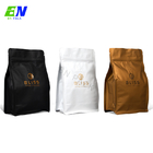 Flat Bottom Foil Coffee Bag Aluminum Packaging Stand Up Pouch Coffee Bag Packaging