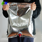 Custom Bag In Box Beverage Wine Cola Oil Milk Water Aseptic Foil Bags With Nozzle