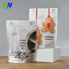 Compostable Baking Powder Bags Food Grade Paper Bags With Ziplock