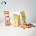 Paper Ice Cream Packaging Pouch Three Side Sealed 20 Colors Printing