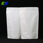 Heat Resistant Organic Recycling Stand Up Pouch Kraft Paper Packaging Coffee Food Bag