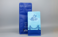 Customized Stand Pouch Valve Coffee Bag With Side Zipper For Caoffee Beans Food Packaging