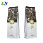 Food Grade Coffee Pouch Packaging Flat Bottom Pouch With Valve