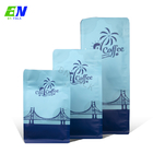 ISO Supplier FDA Certificate 1 Pound Coffee Pouches Flat Bottom Bags  Gusset Pouch With Valve