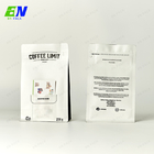 Eco Friendly 250g 500g 1kg Flat Bottom Coffee Bags With Card Slip And Valve