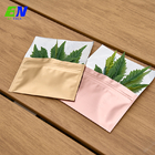3.5g Cannabis Gummy Smell Proof Mylar Weed Bag With Flip Cover