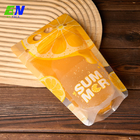 Bag Juice Liquid Packaging Spout Bag Transparent Stand Up Sealed Beverage Bag With Handle
