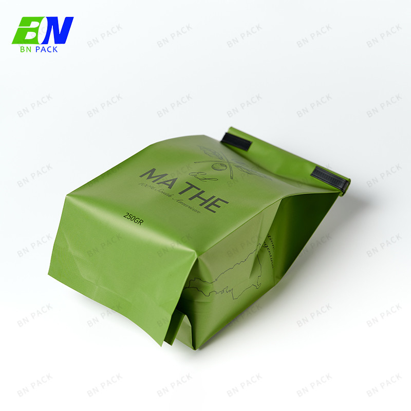 High Barrier Side Gusset Tin Tie Recyclable Bag For Tea and Coffee Beans