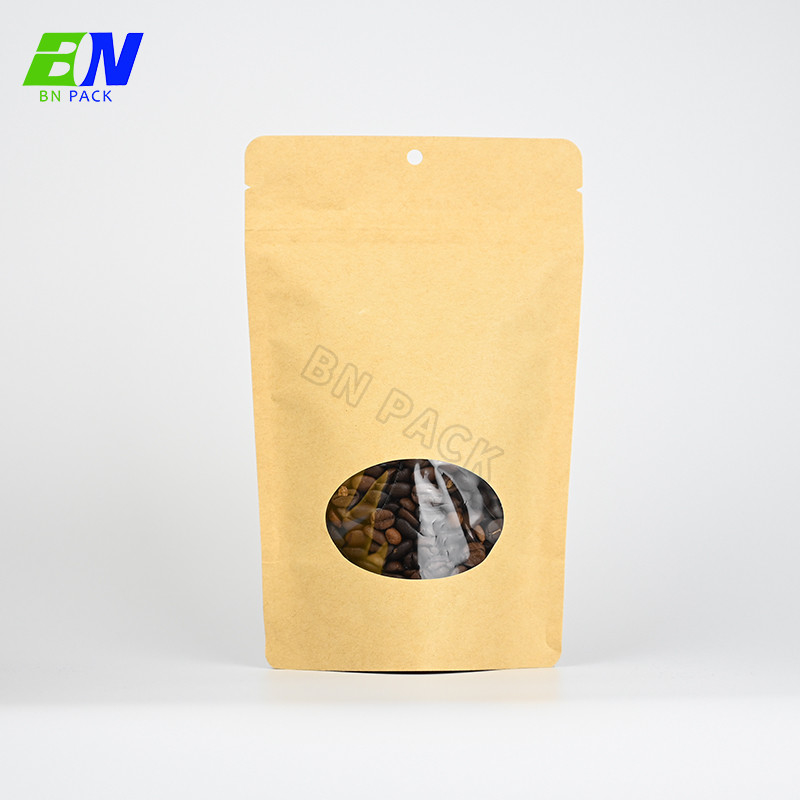 Food Packaging No Printing Stock Pouch With Zipper EU standard