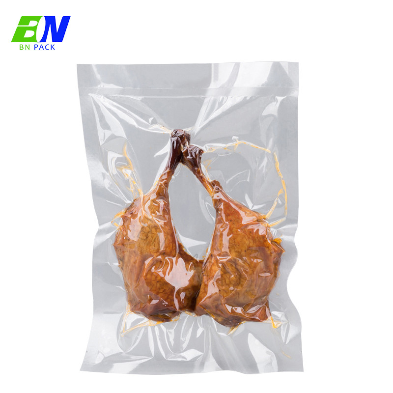 Clear Plastic Vacuum Bag Food Vacuum Seal Bag Custom Printing Frozen Nylon Plastic Vacuum Bag