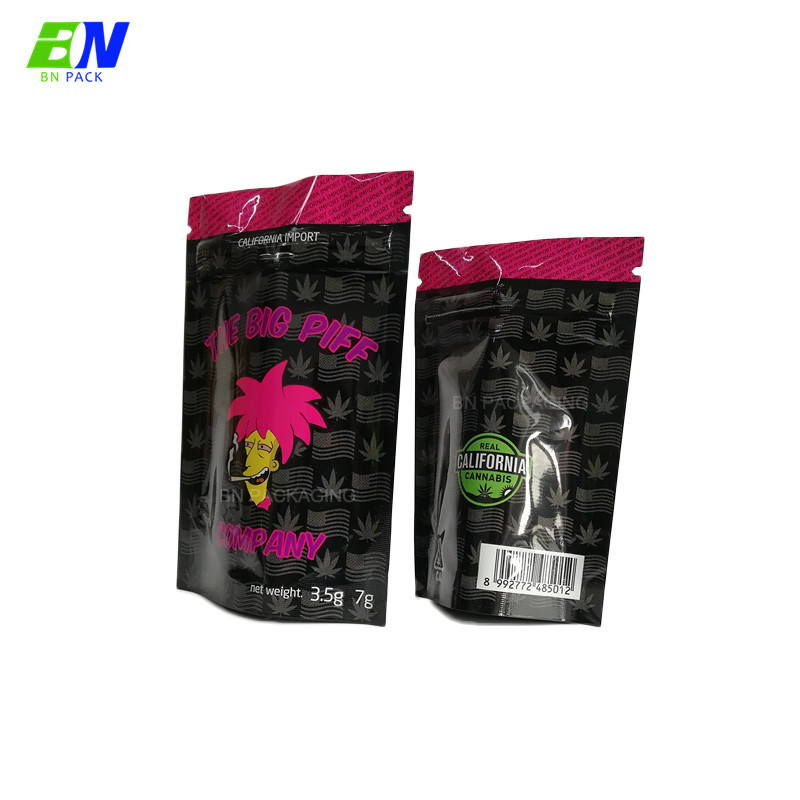 Mbopp Child Resistant Cannabis Bags Weed Mylar Bags Iso8317