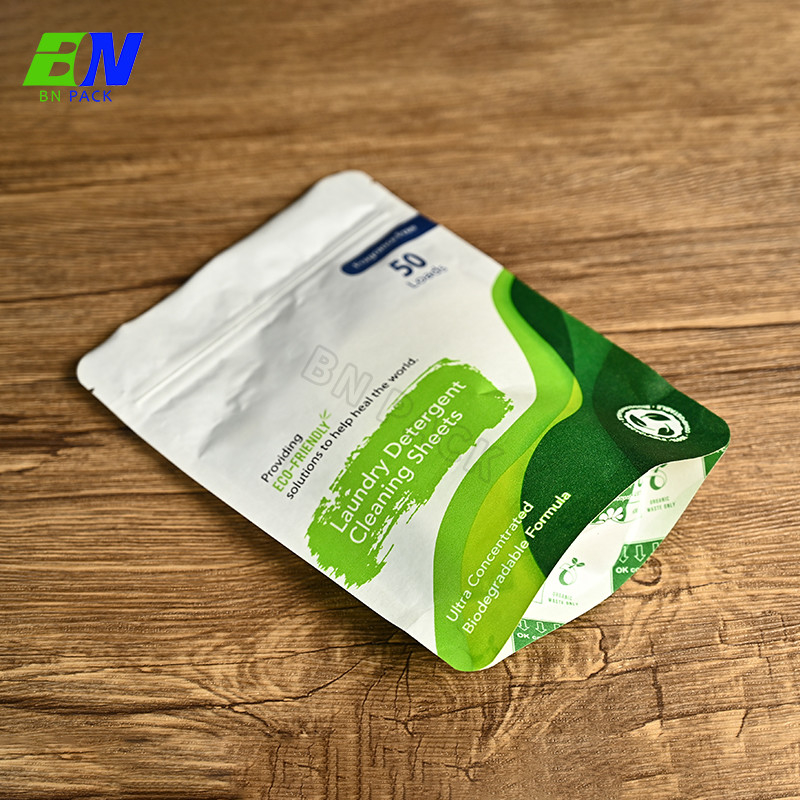 Biodegradable Fully Compostable Food Packaging Pouch Doypack Stand Up Pouch