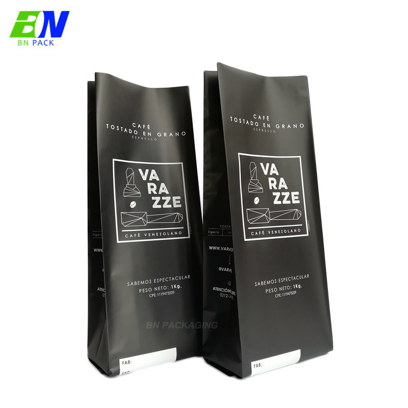 FDA Square Coffee Powder Pouch With Offset Printing Packaged In Standard Export Carton