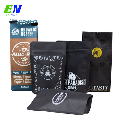 PET VMPET PE Coffee Pouch Stand Up Zipper Pouch Bags Coffee Bag Custom Size Recyclable coffee bags Stand Pouch